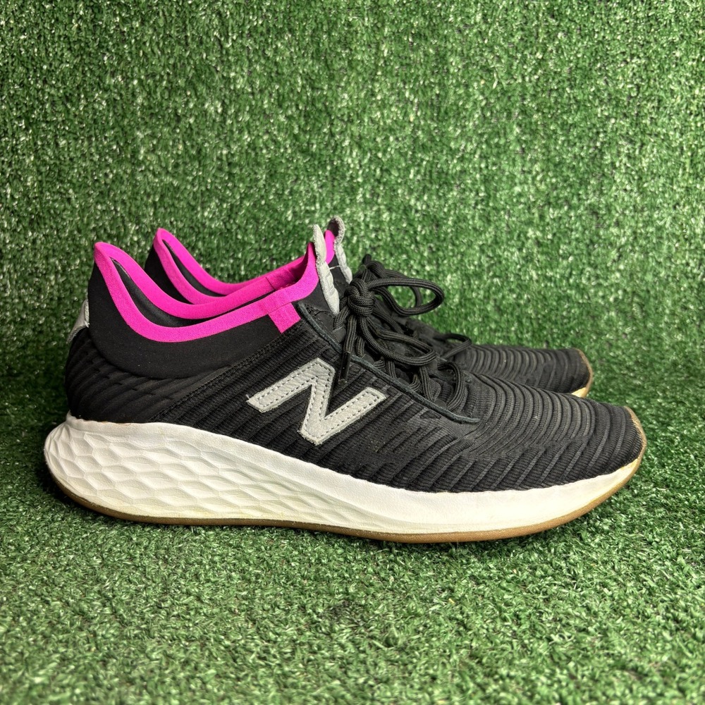 New Balance Fresh Foam Roav Fusion Lightweight Running Shoe Black Womens Size 10